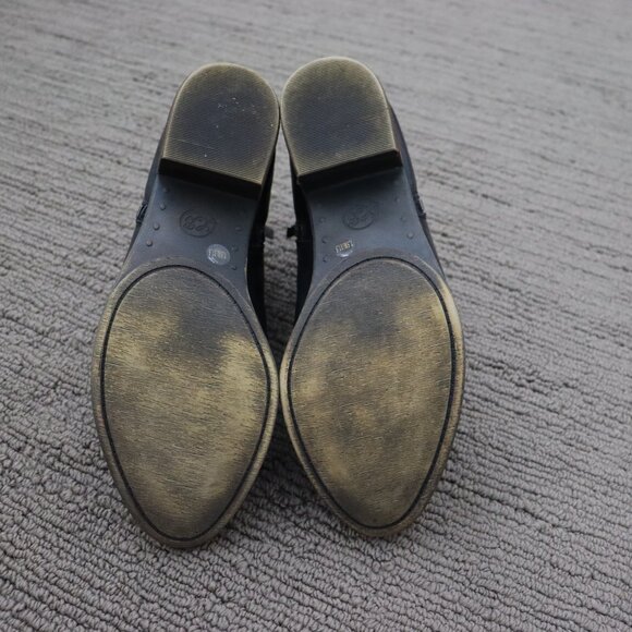 LUCKY BRAND Basel Bootie Black Leather Size 7.5 - Picture 7 of 9